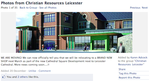 Christian Resources Leicester: WE ARE MOVING!